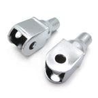 Chrome Foot Pegs Connection Fittings for Honda VTX Sabre Spirit ACE Aero Magna (2002–2009)