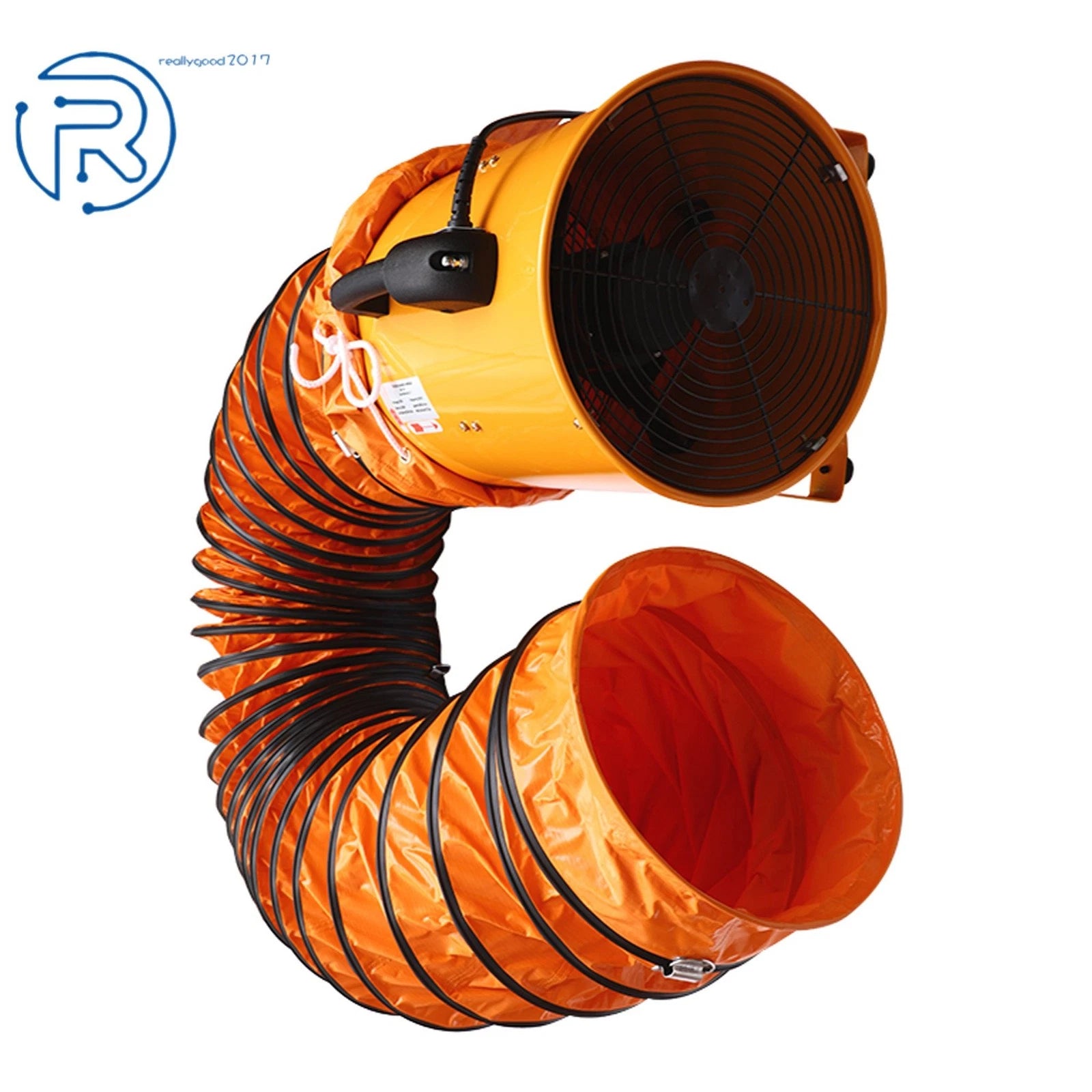 Ventilator Duct Hose for Portable Exhaust Fan Blower (12'' 16FT)