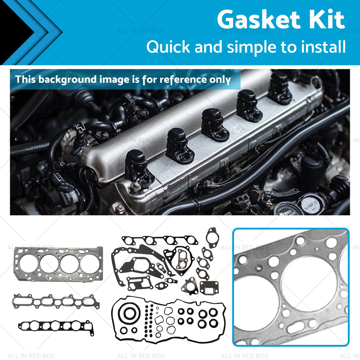Gasket Kit for Mitsubishi Challenger Triton ML MN PB 4D56-T (2000–2015)