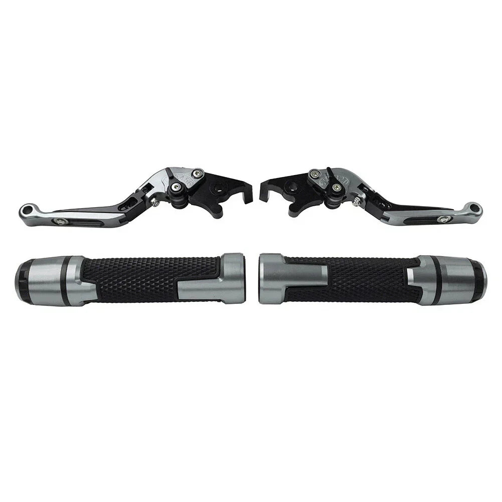 Extendable Brake Clutch Lever Grip Set for Kawasaki Z1000 ZX6R (2003-2023)