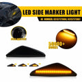 2X Dynamic LED Front Bumper Side Marker Lights for BMW X3 X5 X6 (2011–2017)