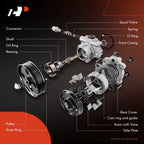 Power Steering Pump with Reservoir for Cadillac DeVille (2000-2005)