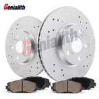 Front Brake Rotors & Pads Set for Ford Mustang (1999–2004)