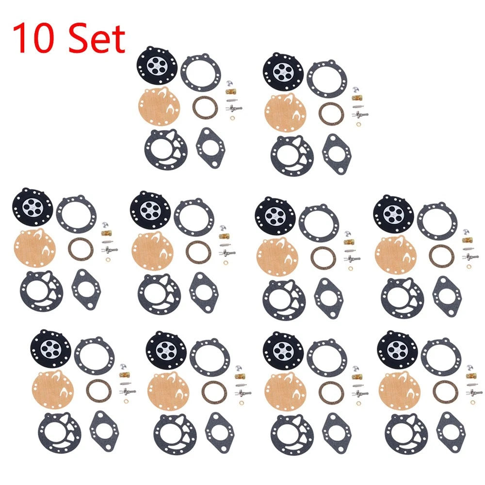 Set of 10 Carburetor Gasket Kits for Poulan Weedeater (RK-88HL)