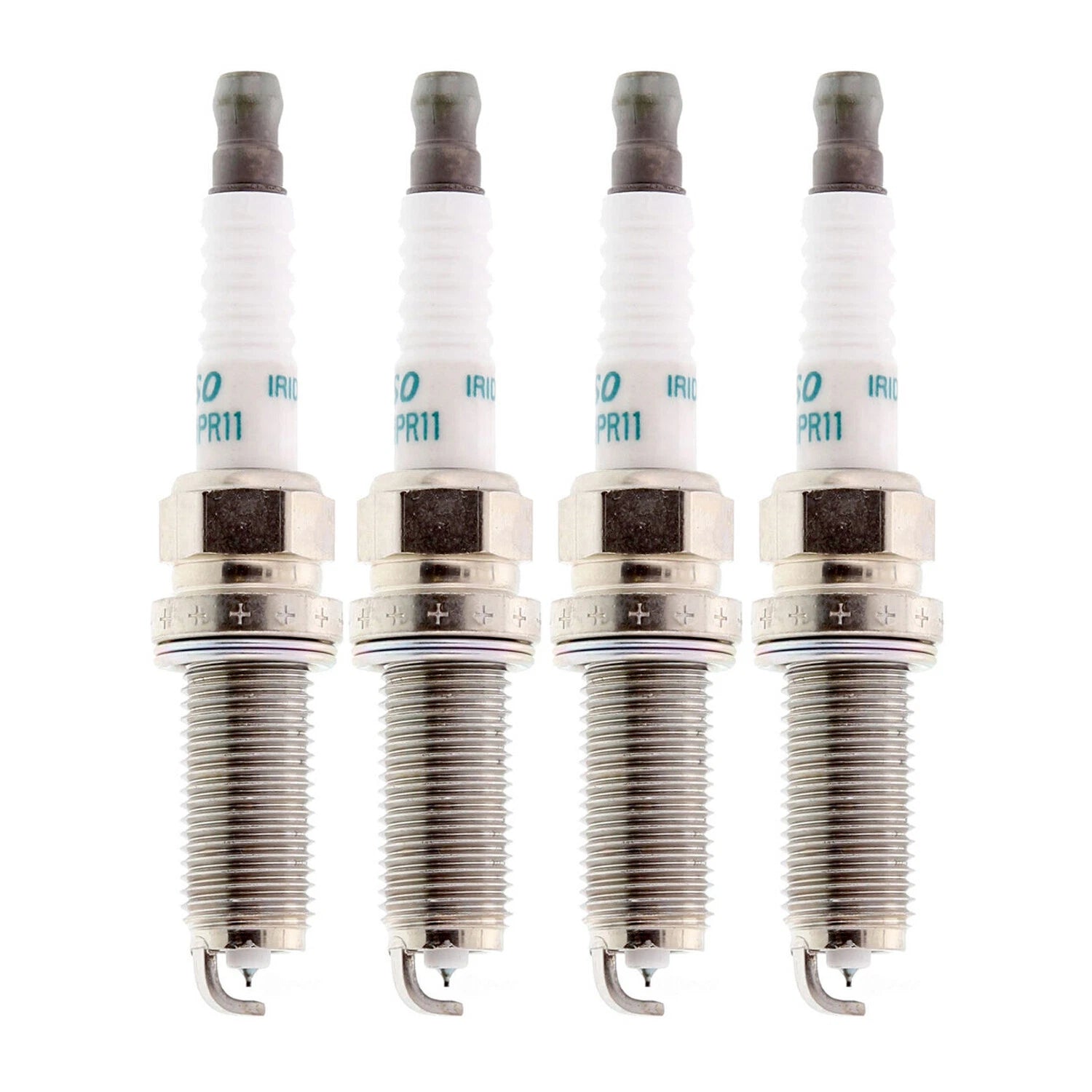 Set of 4 Denso Iridium Long Life Spark Plugs for Mazda 3 6 CX-3 CX-5 iA Yaris