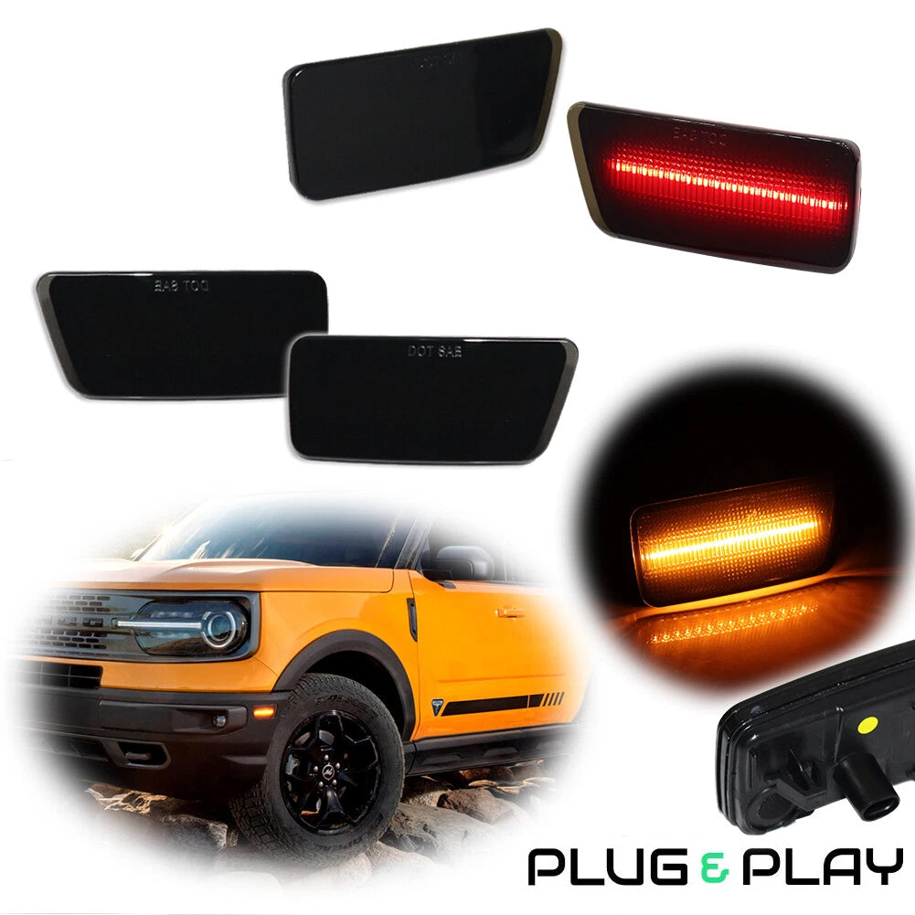 LED Side Marker Lamps Kit for Ford Bronco Sport (2021–2024)