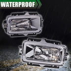 Set of 2 Clear Fog Lights for Chevrolet Silverado (2013–2015)