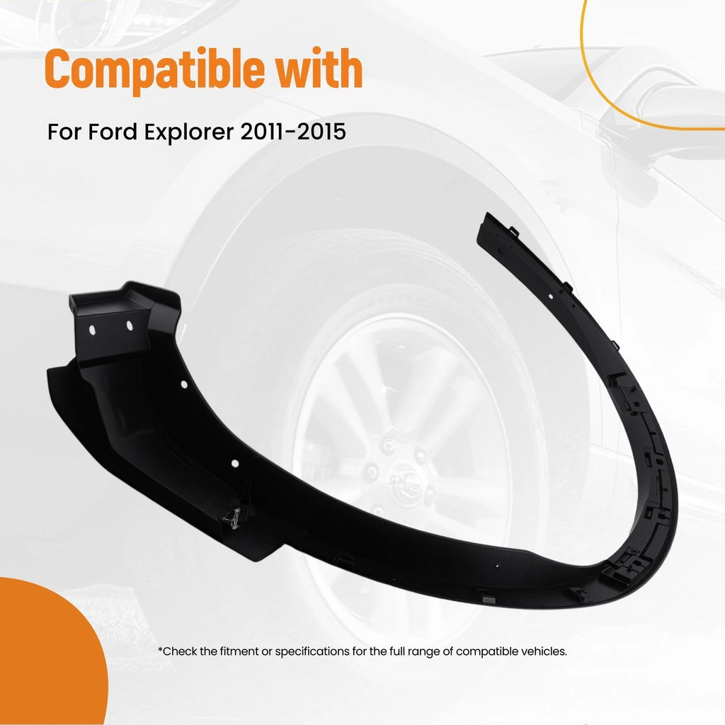 1x Front Passenger Wheel Arch Fender Flare Molding for Ford Explorer (2011–2015)