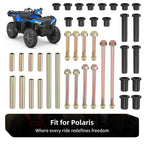 2X Rear A-Arm Bushing Rebuild Kit for Polaris Sportsman 1000 850 550 (2010–2019)