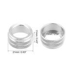 Auto Mirror Switch Knob Cover for Toyota  - Silver Tone