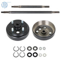 Rear Axle with Brake Hub Drum Kit for EZGO Golf Cart (1982–Present)