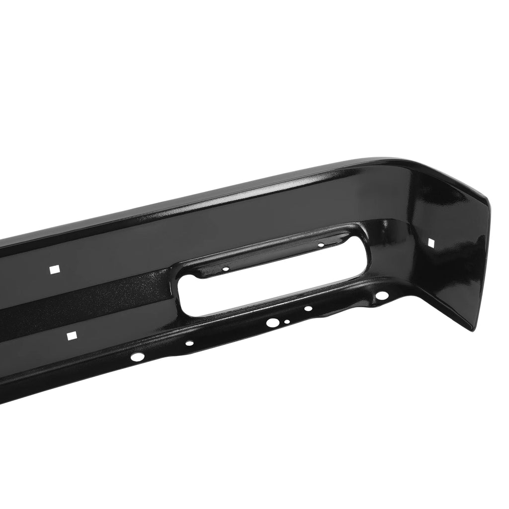 Black Steel Front Bumper Face Bar for Chevy S10 Blazer & GMC S15 Jimmy (1982–1994)