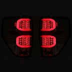 2X LED Tail Lights for Ford F-150 F150 (2009–2014) - Smoke/Clear