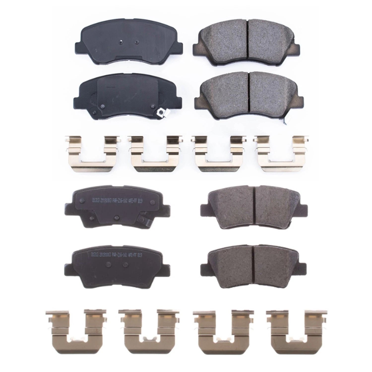 PowerStop Z17 Low-Dust Ceramic Disc Brake Pads Kit for Accent Rio (2010–2017)