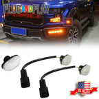 2X Amber LED Front Side Marker Light for Ford Raptor (2010–2014)