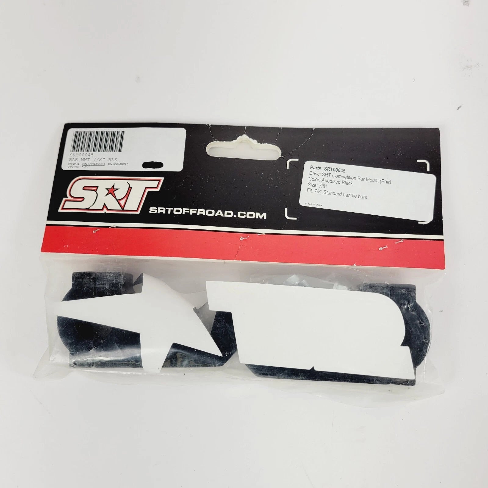 SRT Competition Handle Bar Mounts Clamp Pair for SRT SRT00045