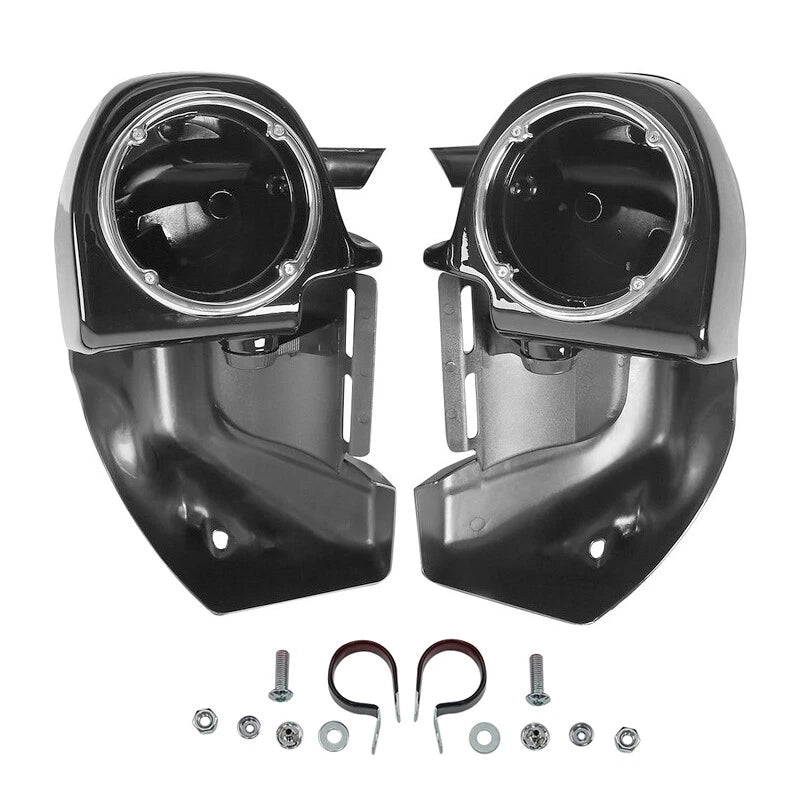 Lower Vented Leg Fairings w/ 6.5" Speaker Pod for Harley Electra Glide (1983–2013)