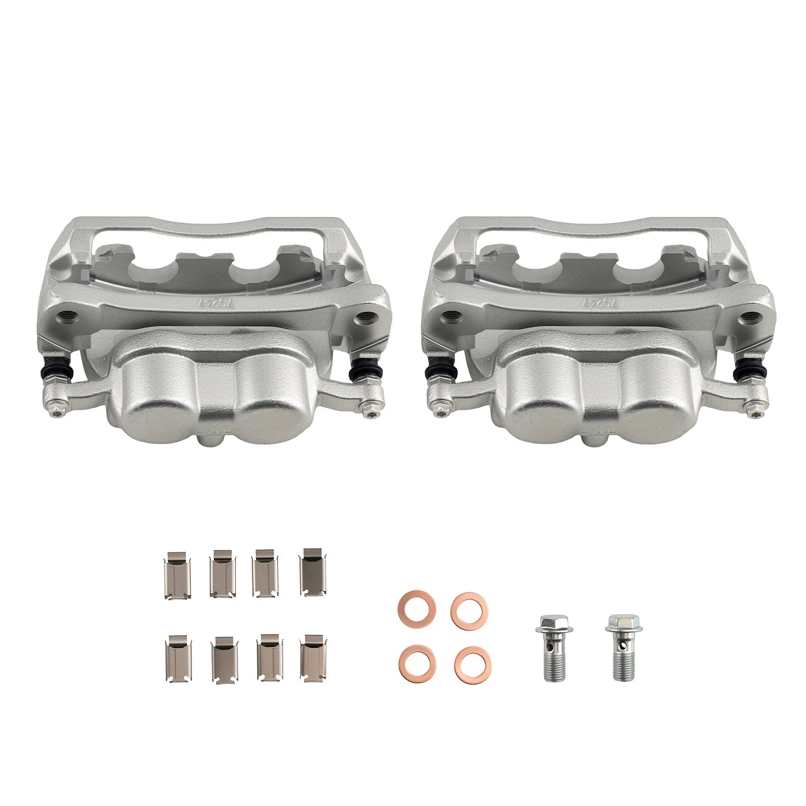 Rear Disc Brake Caliper Kit with Hardware for Ram 2500 3500 SRW (2010-2018)