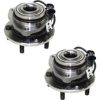 Wheel Hubs for Chevrolet S10 (1997–2004) Front Left Right with Bearing & Sensor 4WD