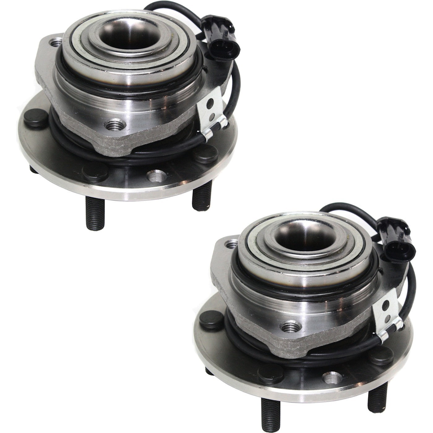 Wheel Hubs for Chevrolet S10 (1997–2004) Front Left Right with Bearing & Sensor 4WD