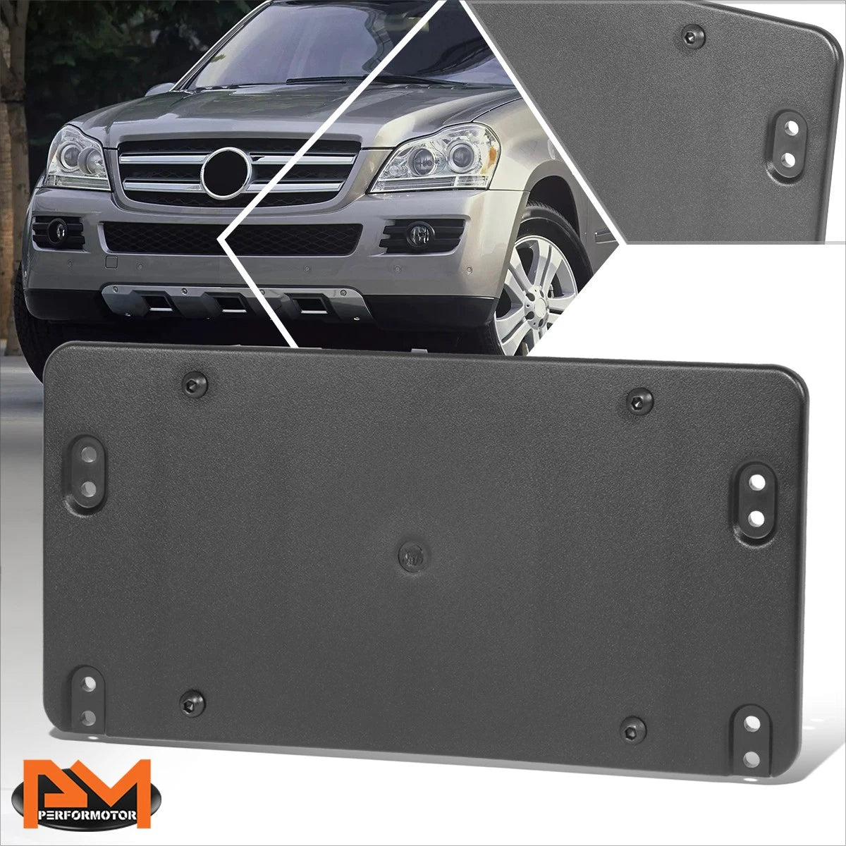 Front License Plate Mounting Bracket for Mercedes CL E GLA Class (2010–2023)