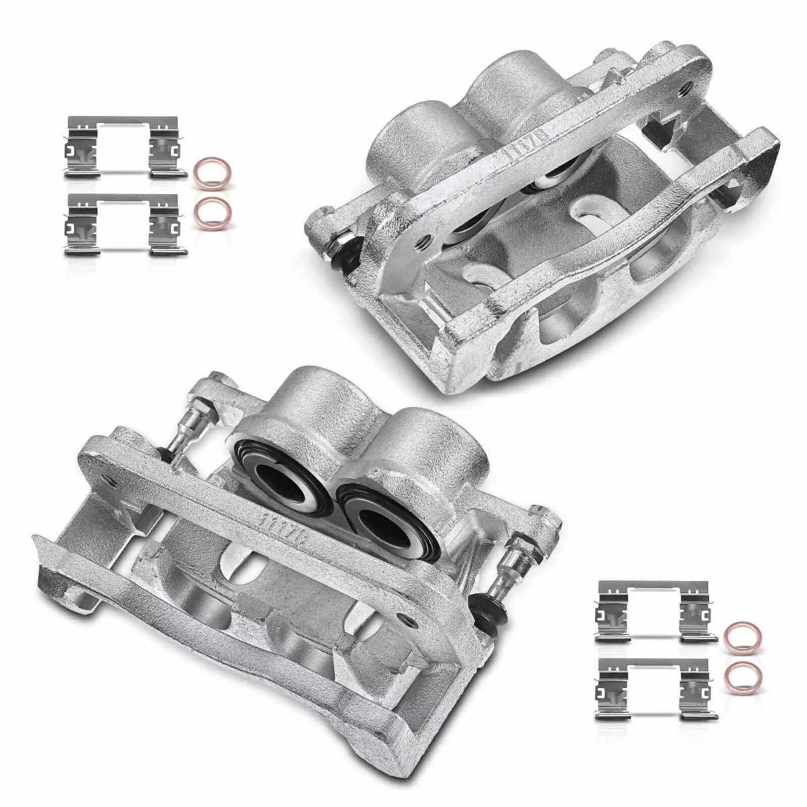 2X Front Brake Calipers for Chevy Silverado GMC Sierra Yukon (2008–2019)