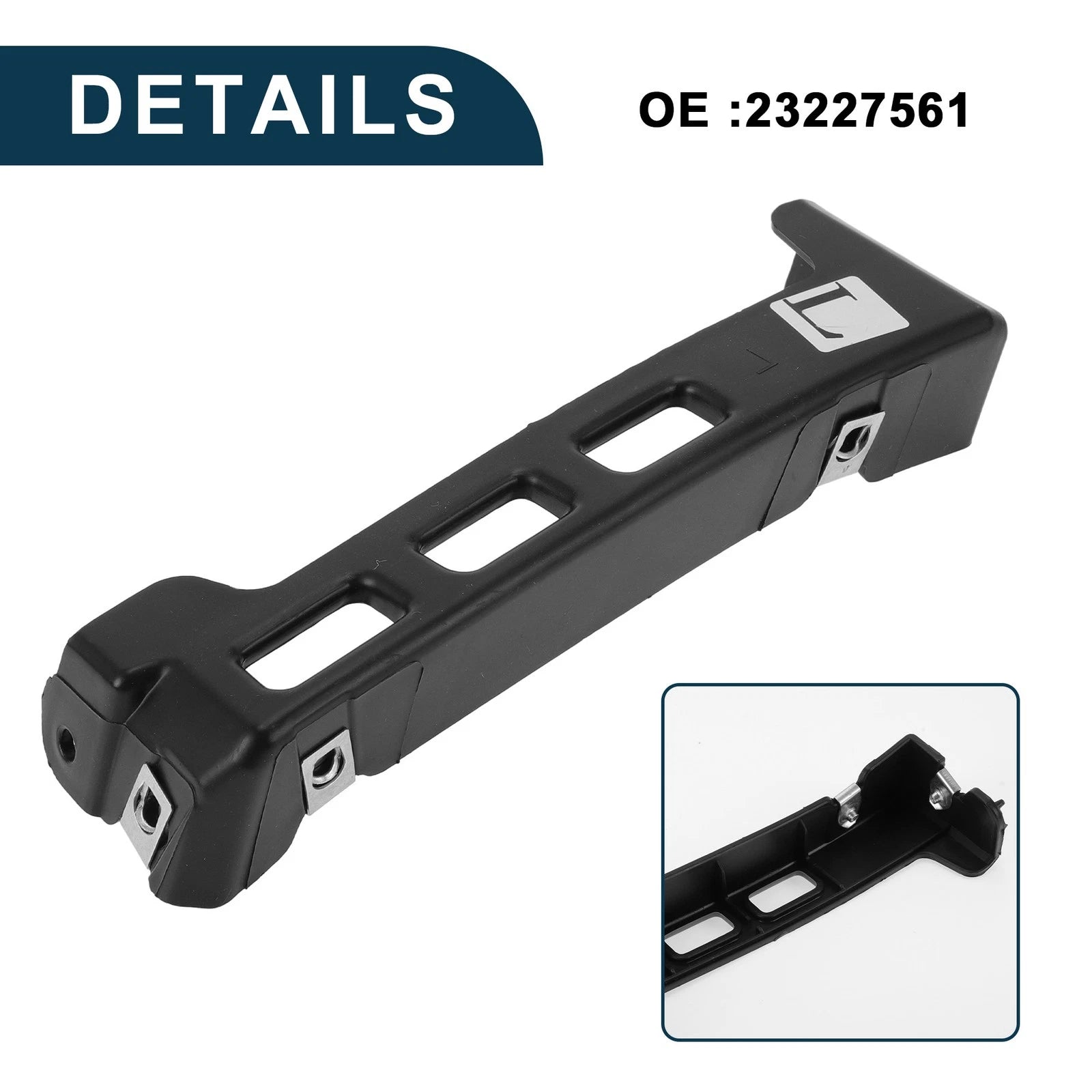 1pc Left Front Bumper Retainer Bracket No. 23227561 for Chevrolet Equinox (2018–2022)