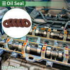 Set of 5 Oil Seal Rotary Shaft Seal FKM Rubber 19x42x7mm