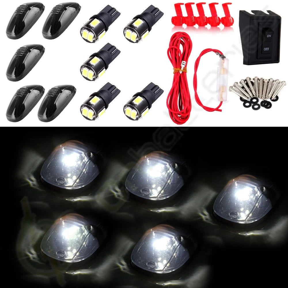 5 264145BK Smoke Roof Top Running Light + T10 LED for Dodge Ram (1999–2002)