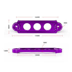 JDM Purple Engine Oil Filler Cap, Radiator Cap, Battery Tie Down for Honda Civic