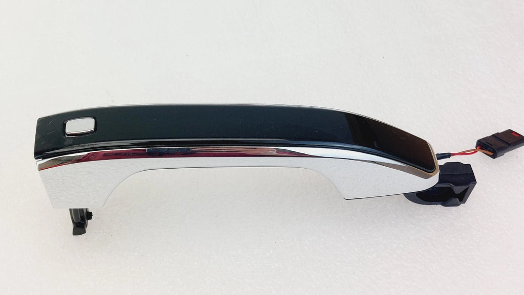Black Front Exterior Door Handle w/Chrome for Chevy Suburban Tahoe (2021–2023) 84807770