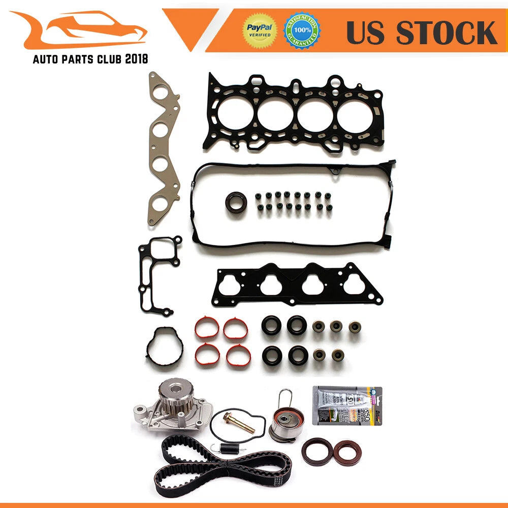 Timing Belt Kit with Water Pump & Head Gasket for Honda Civic (2001–2005)