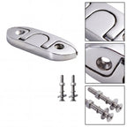 Folding Cleat for Marine Boat Dock 4.5 in & 6 in 316 Stainless Steel