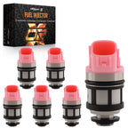 Set of 6 Fuel Injectors 16600-9S200 16600-1801 for Nissan Frontier Xterra (1998–2004)