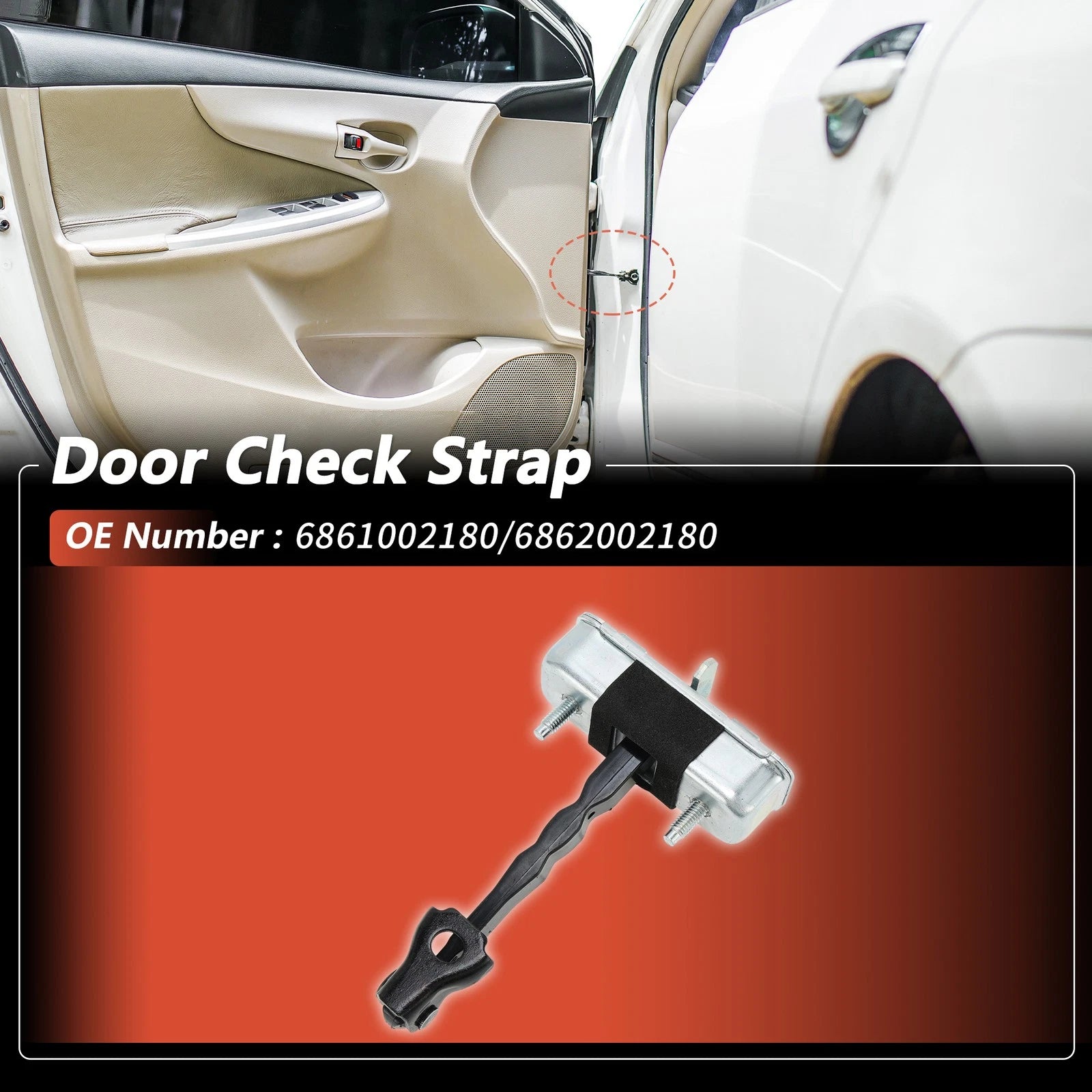 Door Check Strap for Toyota Corolla (2007–2010) No.6861002180