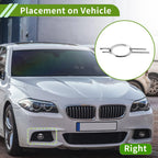 1Pc Front Right Fog Light Grill for Mercedes Benz W211 (2003–2009) No.2118851274 Silver