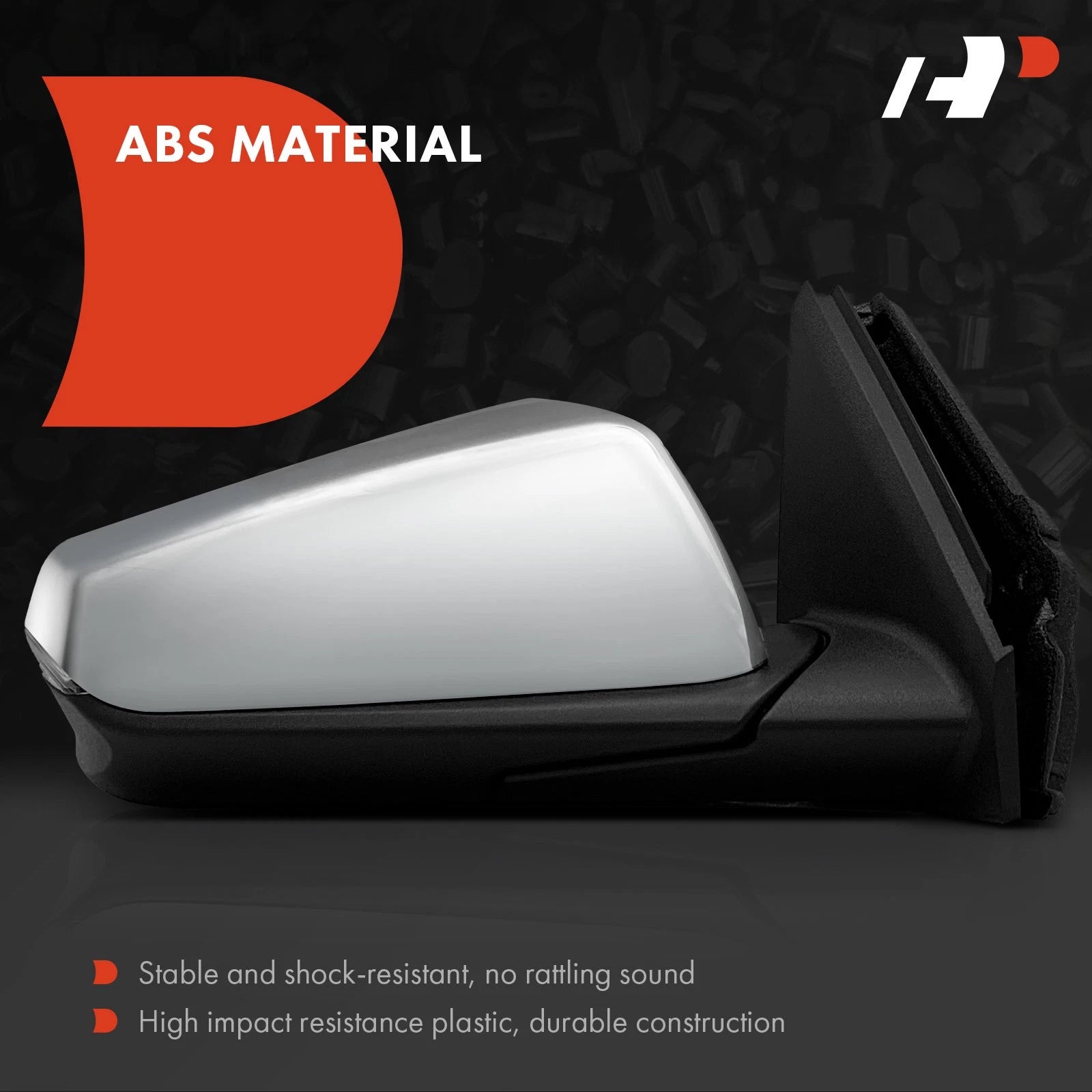 Pair Power Mirror Manual Fold Blind Spot for Chevy Equinox GMC Terrain (2010–2017)