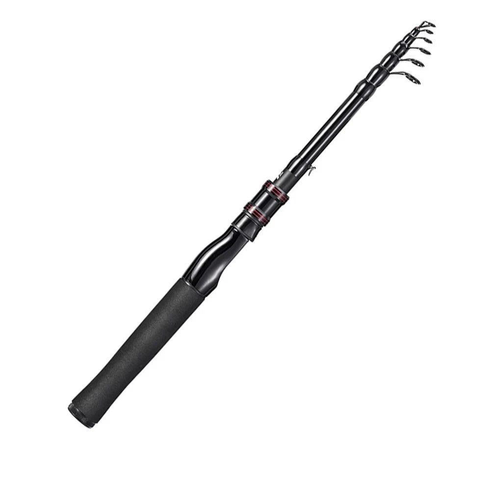 1.5/1.8/2.1M Telescopic Carbon Fiber Fishing Rod for Sea Travel