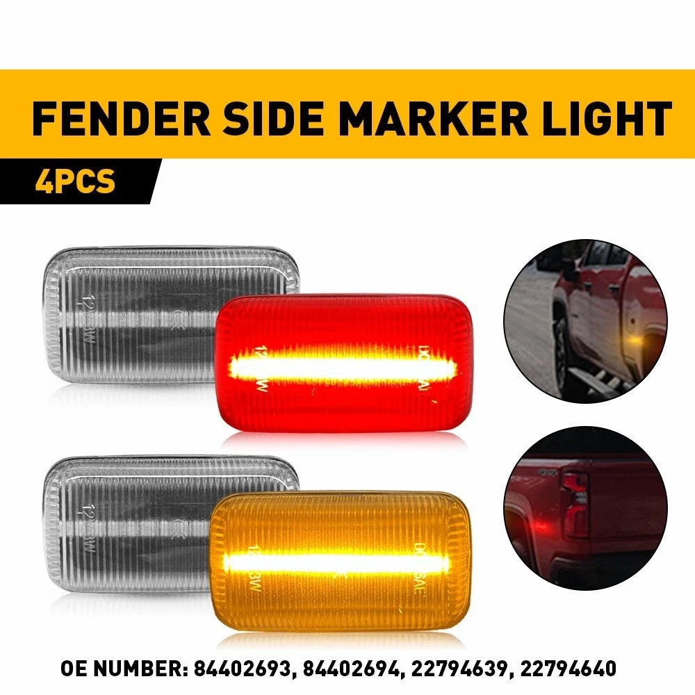 LED Side Marker Lights for Chevy Silverado 2013–2015