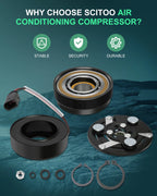 A/C Compressor Clutch Kit for Volkswagen Beetle Golf (1999–2002)