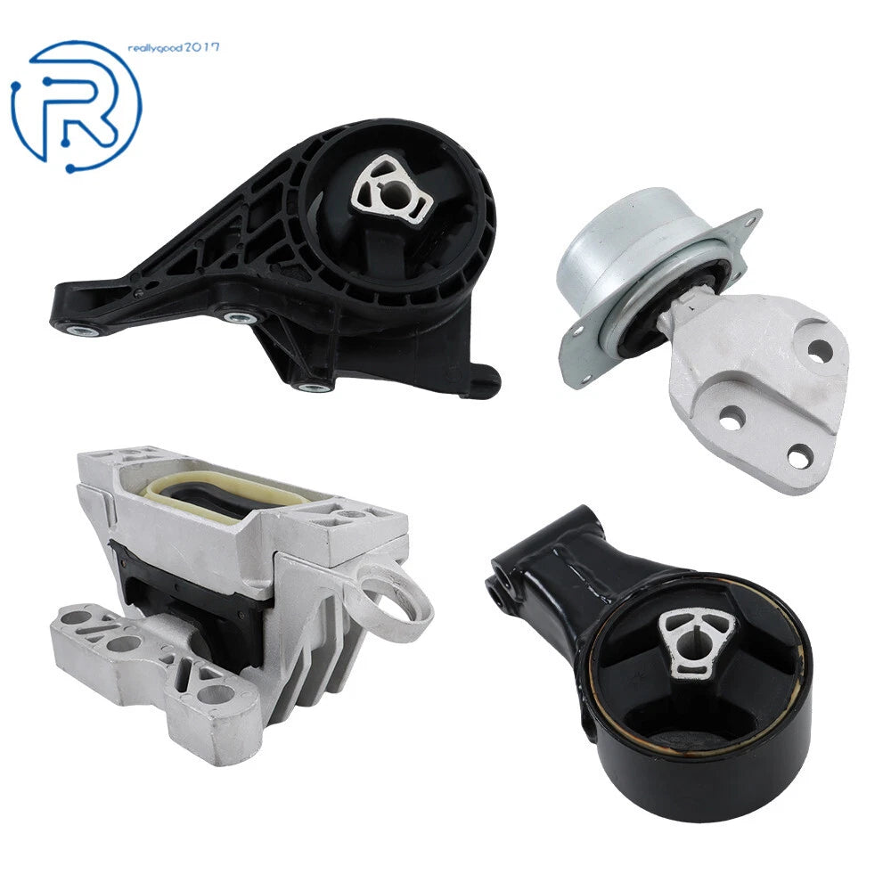 Set of 4 Engine Motor & Transmission Mounts for Chevy Malibu (2013–2015)