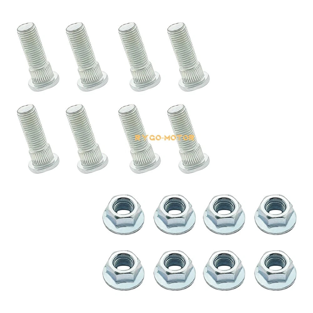 8x 3/8" Rear Wheel Studs for Polaris Trail Blazer 250 330 400 Worker 335 500