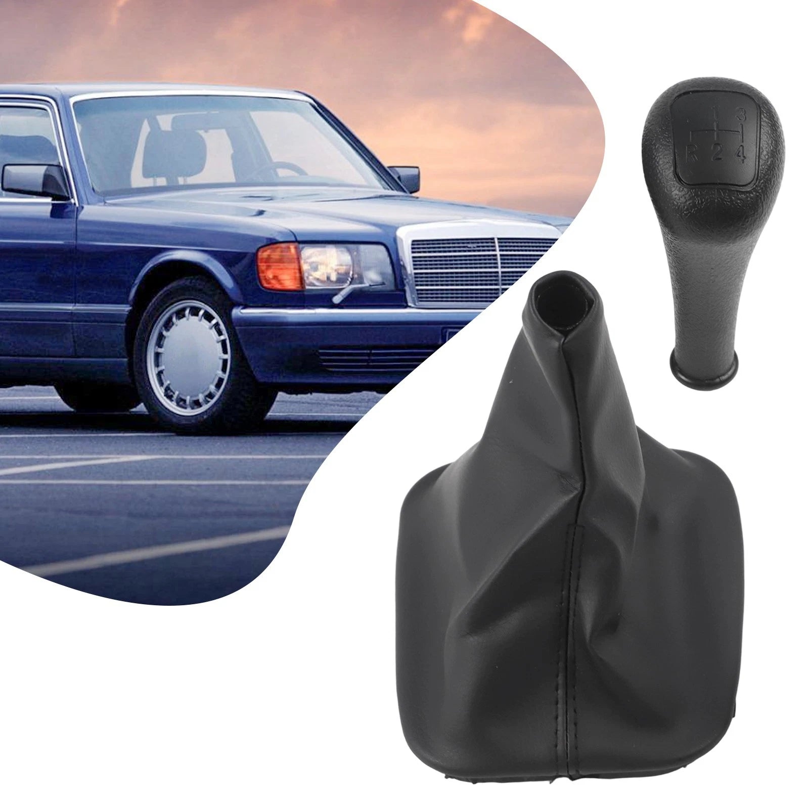 Gearshift Knob Dust Cover for Mercedes C-Class W201 W202 (1983–2000)