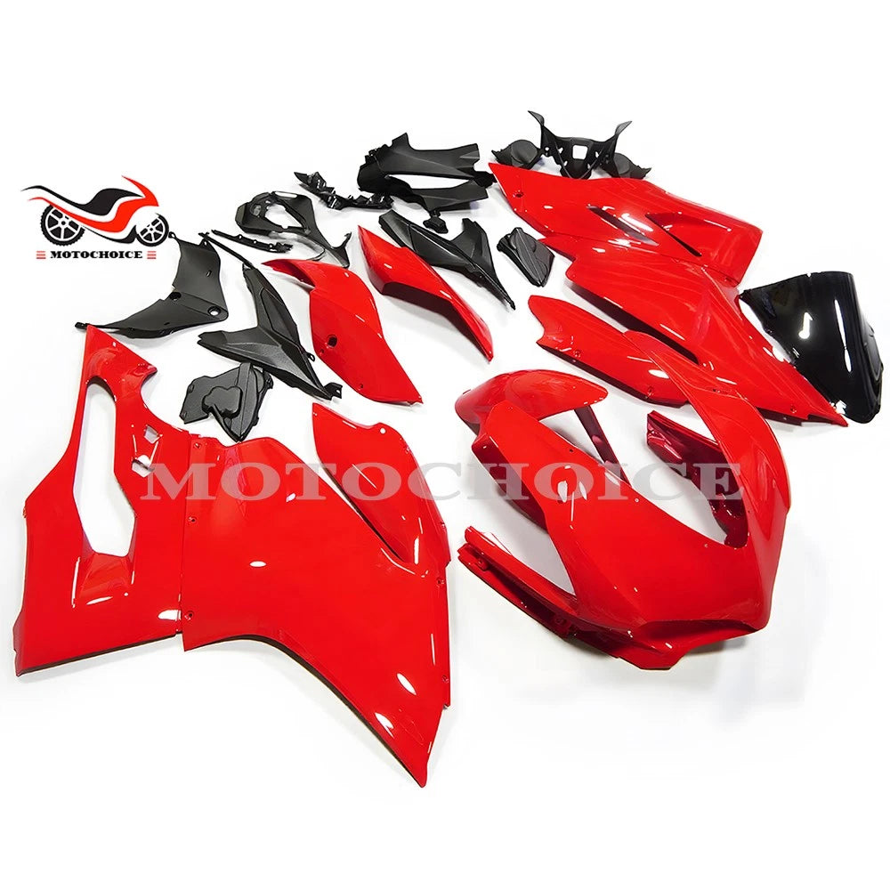 Glossy Red Fairing Kit for Ducati 1299 959 Panigale (2015–2018)
