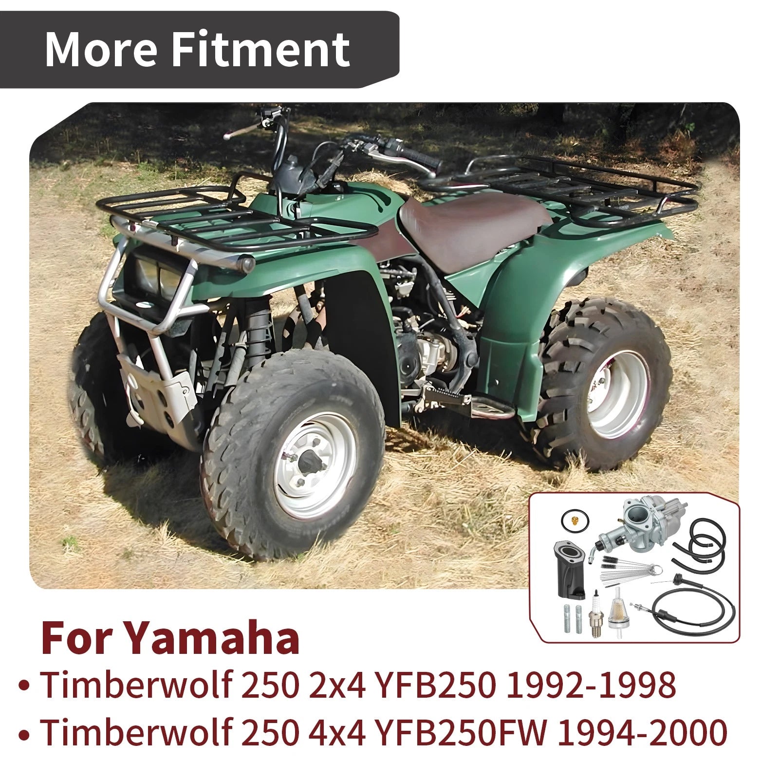 Carburetor Kit for Yamaha Timberwolf YFB250 (1992-2000)