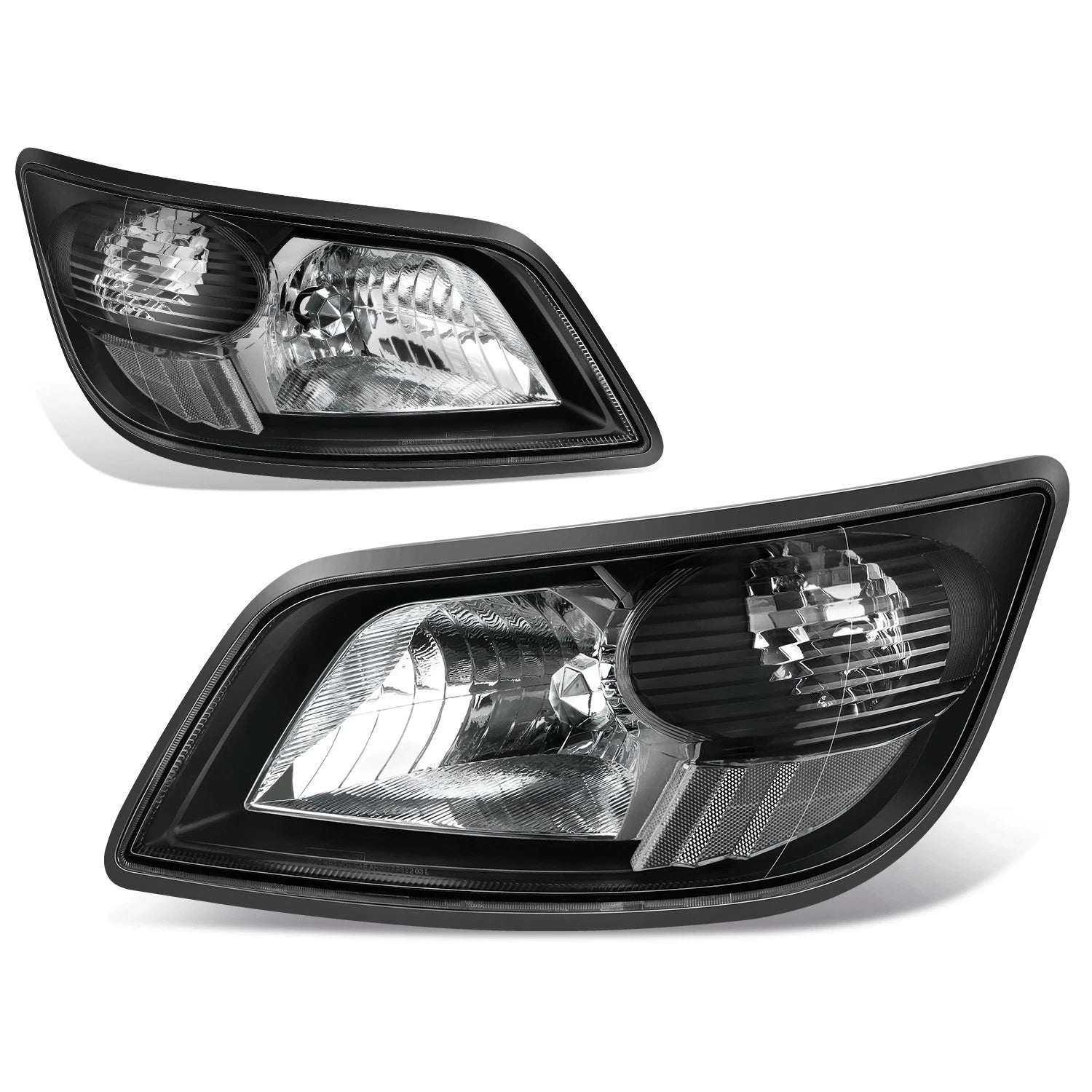 Headlight Assembly for Hino 165 185 (2006–2019) Black Housing Clear Corner