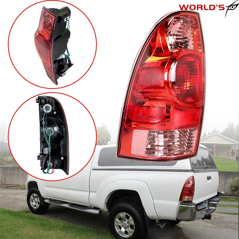 Passenger Right Side Tail Light for Toyota Tacoma (2005–2015) Red