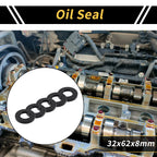 Set of 5 Oil Seal Rotary Shaft Seal NBR Rubber 32x62x8mm