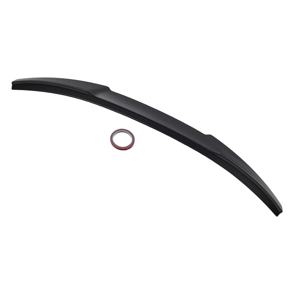 M4 Style Carbon Fiber Rear Trunk Spoiler for Audi A6 S6 C8 (2019–2024)