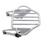 Chrome Two Up Luggage Rack Docking Kit for Harley Touring Road King (2009–2013)